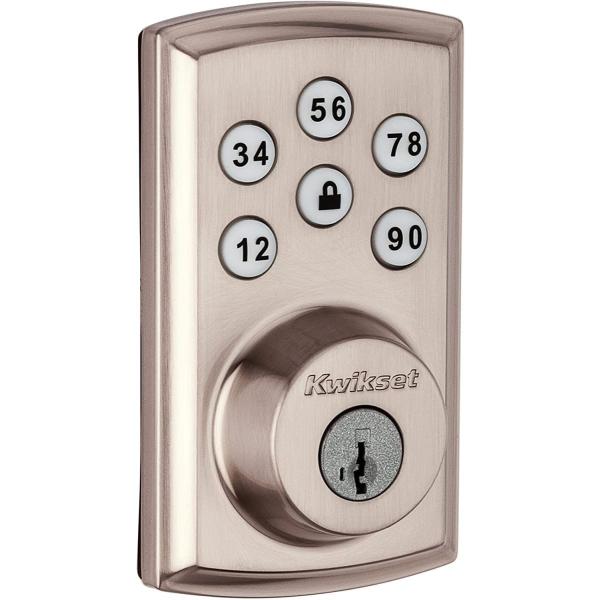 【並行輸入品】クイックセット スマートコード888 電子デッドボルト Kwikset 98880-0...