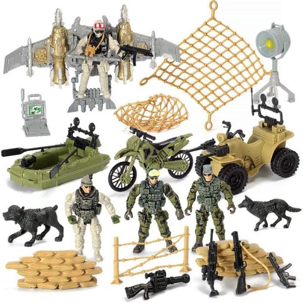 【並行輸入品】ミスターリバー 米軍兵士 フィギュア プレイセット Mr.River アーミー