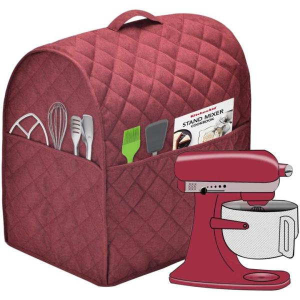 【並行輸入品】スタンドミキサーカバー Nalan レッドワイン KitchenAid キッチンエイド...
