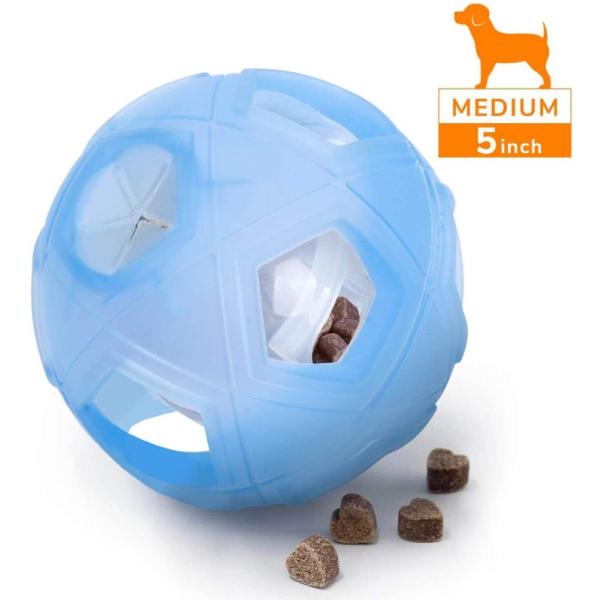 【並行輸入品】犬用エサディスペンサーボール LumoLeaf LTT5BU01 ボール玩具