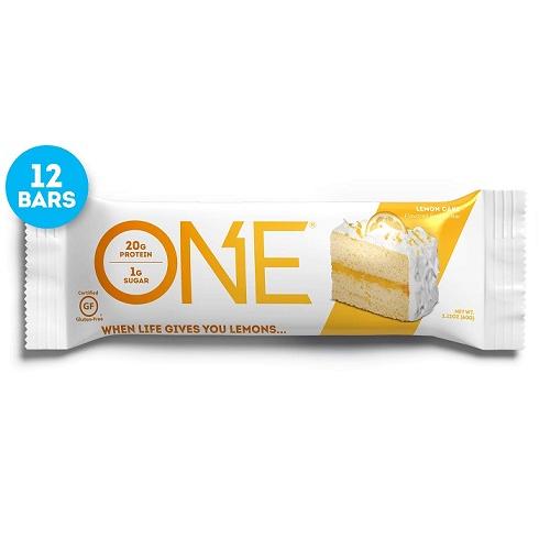 【並行輸入品】ONE（ワン） プロテインバー [レモンケーキ] 12本入り ONE Protein ...