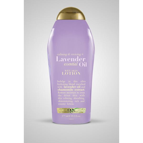 【並行輸入品】OGX Wet Skin Lotion Lavender Oil 19.5oz 577...