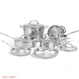 並行輸入品】Cuisinart クイジナート フライパン＆鍋セット 77-10