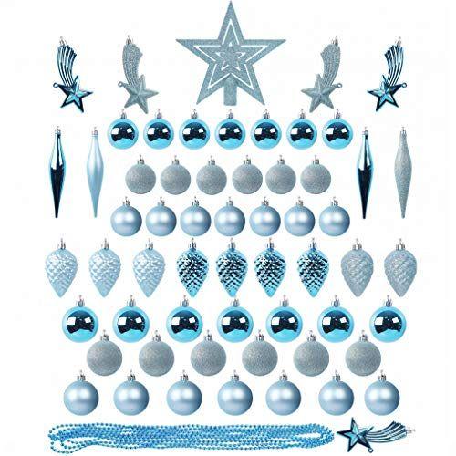 【並行輸入品】JOIEDOMI 88個セット クリスマスオーナメント アソート 飛散防止 デコレーシ...