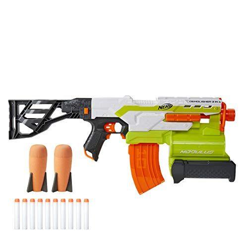 【並行輸入品】ナーフ モジュラスデモリシャーモーターブラスター NERF エリートダーツ2個＆バナナ...