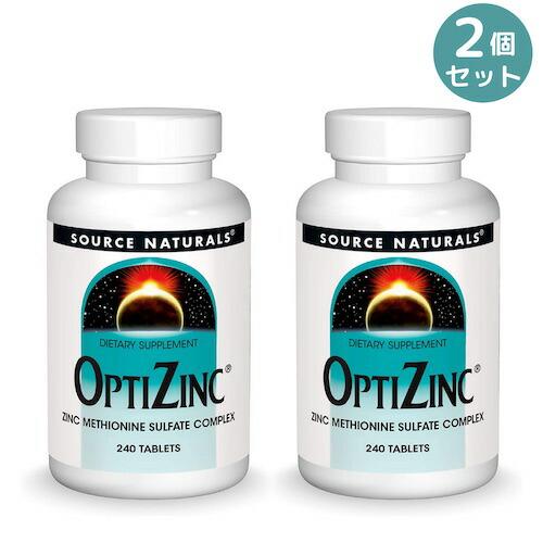 【並行輸入品】[2個セット] Source Naturals ソースナチュラルズ オプチジンク（亜鉛...