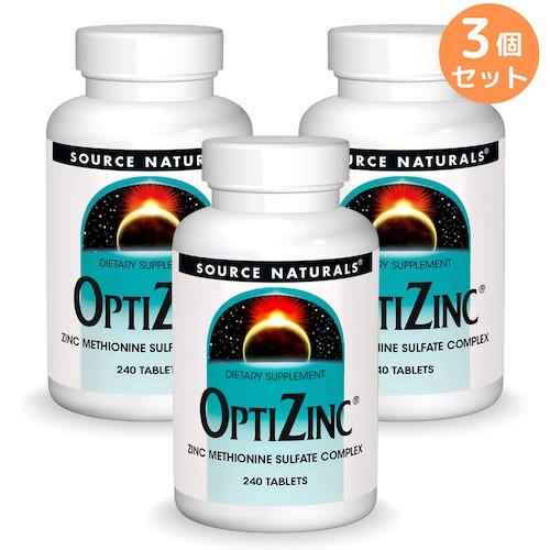【並行輸入品】[3個セット] Source Naturals ソースナチュラルズ オプチジンク（亜鉛...