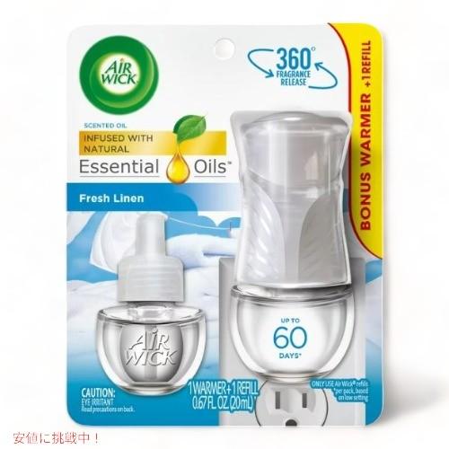 【並行輸入品】Air Wick エアウィック プラグイン スターターキット フレッシュリネンの香り ...