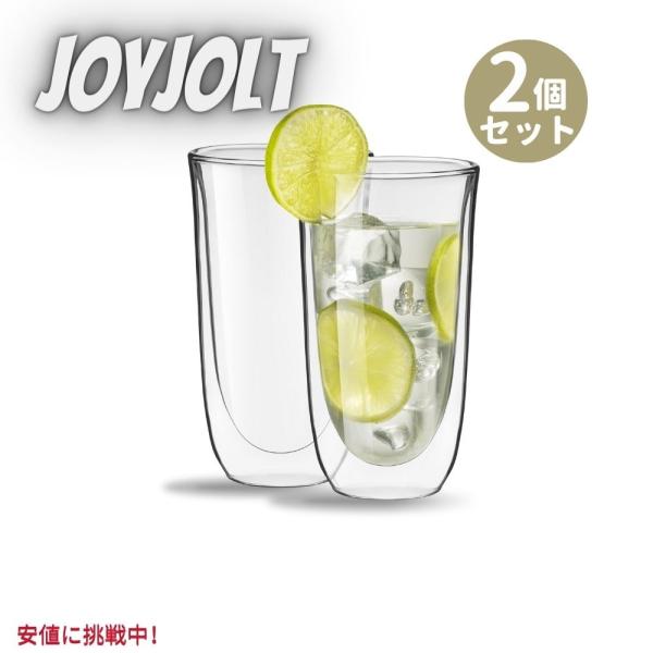 【並行輸入品】2個セット JoyJolt ジョイジョルト Spike Double Wall Gla...