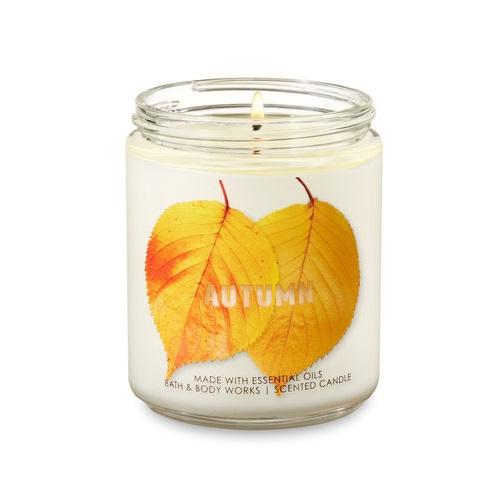 【並行輸入品】バス&amp;ボディワークス アロマキャンドル オータム 198g Bath&amp;Body Wor...