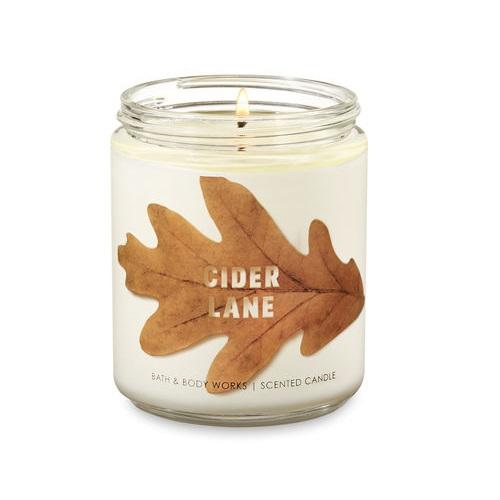 【並行輸入品】バス&amp;ボディワークス アロマキャンドル サイダーレーン 198g Bath&amp;Body ...