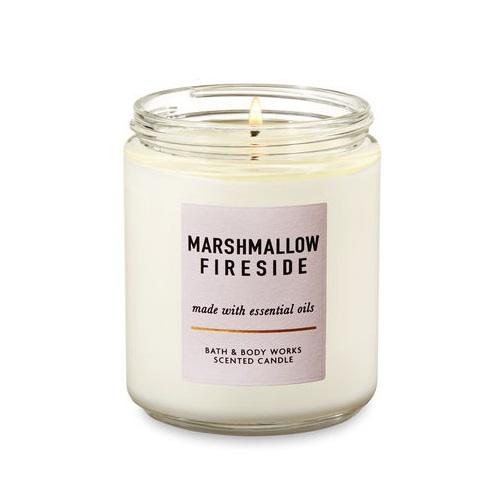 【並行輸入品】バス&amp;ボディワークス アロマキャンドル マシュマロファイアーサイド 198g Bath...