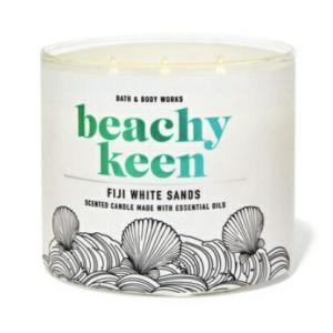 【並行輸入品】バス&amp;ボディワークス フィジ ホワイト サンズ 3ウィック キャンドル 411g Ba...