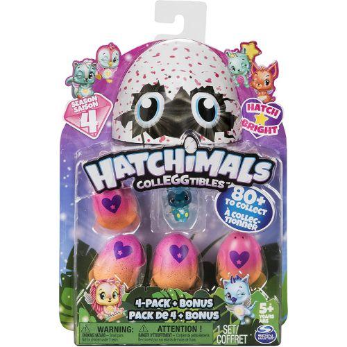 【並行輸入品】ハッチマルズ Hatchimals うまれて! ウーモ ミニ コレグティブル 4匹+ボ...