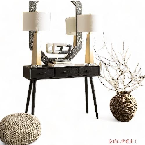 【並行輸入品】Safavieh サファビエ Home Albus ミッドセンチュリー モダン ブラッ...