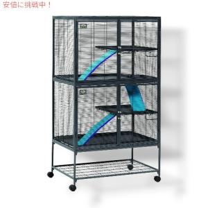 【並行輸入品】MidWest Homes デラックス クリッター ネイション ダブルユニット 小動物ケージ Deluxe Critter Nation Double Unit [モデル 162]