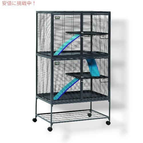 【並行輸入品】MidWest Homes デラックス クリッター ネイション ダブルユニット 小動物...