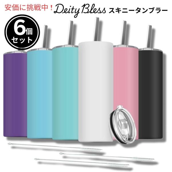 【並行輸入品】DeityBless ディティブレス 6個セット ステンレス製 スキニータンブラー 5...