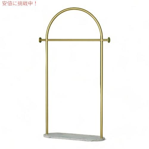 【並行輸入品】カイゾ 大理石ベース 台座付き ゴールド 洋服ラック 衣類ラック HKaikzo Go...