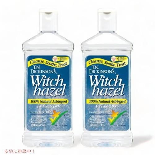 【並行輸入品】T.N.ディッキンソンズ ウィッチヘーゼル アストリンジェント 473ml [2本セッ...