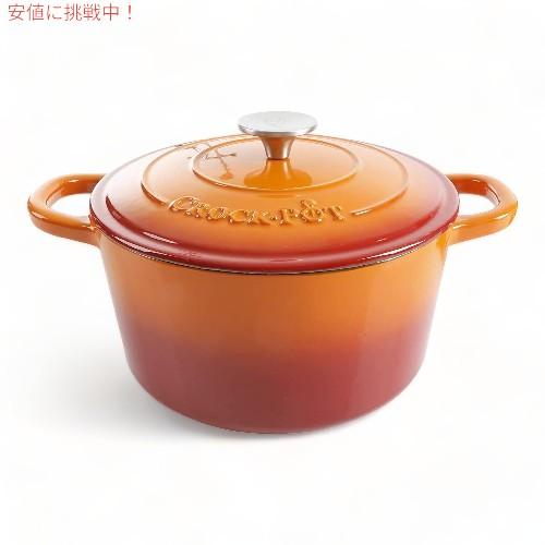 【並行輸入品】クロックポット Crock-Pot アーティザン ラウンド エナメル キャストアイロン...