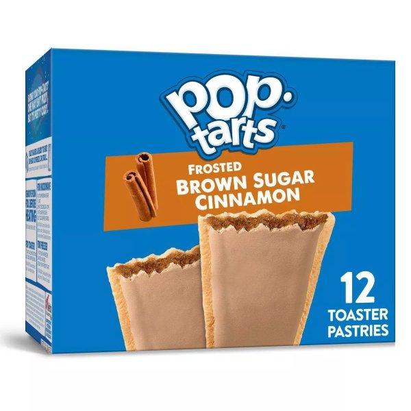 【並行輸入品】Kellogg's ケロッグ ポップタルト [ブラウンシュガー シナモン] 12枚入り...