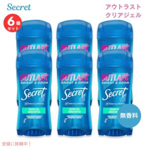 Secret OUTLAST アウトラスト デオドラントスティック 73g×6個 Outlast®（アウトラスト）、Sweat＆Odor、Antiperspirant