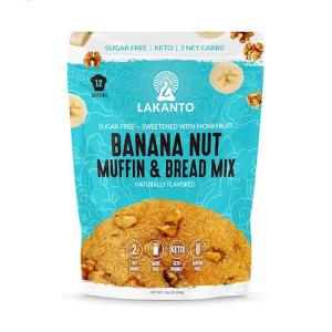 Lakanto ラカント バナナナッツマフィン＆ブレッドミックス 砂糖不使用 ラカンカの甘み 200g / Sugar Free Banana Nut Muffin & Bread Mix