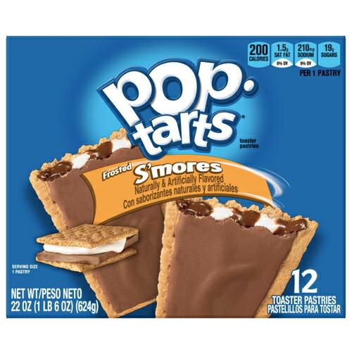 【並行輸入品】Kellogg's Pop-Tarts Frosted S'mores 12ct / ...