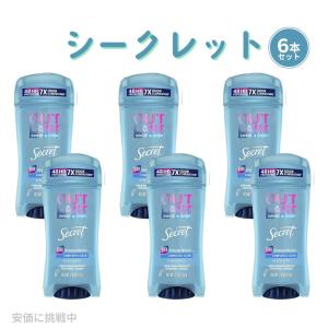 【6本セット】Secret Outlast 48 Hour Clear Gel  [Completely Clean] 2.6 oz / シークレット アウトラスト [Completely Clean] クリアジェル 73 g｜drplus