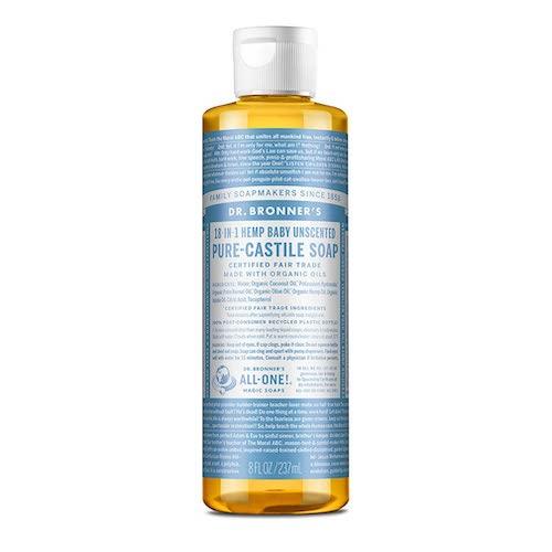 【並行輸入品】ドクターブロナー マジックソープ ベビー 無香料 237ml Dr. Bronner'...