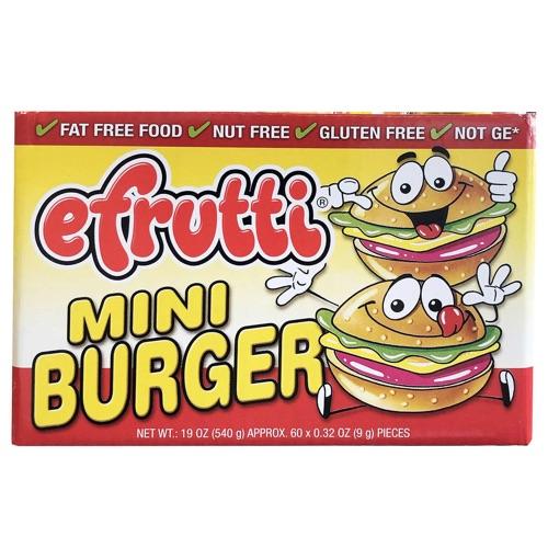 【並行輸入品】E.Frutti アメリカお菓子 グミ ミニハンバーガー 540g 約60個入り Gu...