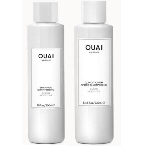 【並行輸入品】OUAI ウェ CLEAN SHAMPOO &amp; CONDITIONER  クリーンシャ...