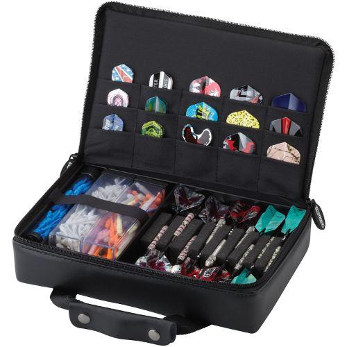 【並行輸入品】Casemaster ザ プロ レザーレット ダーツケース ポケット15か所 ダーツ9...