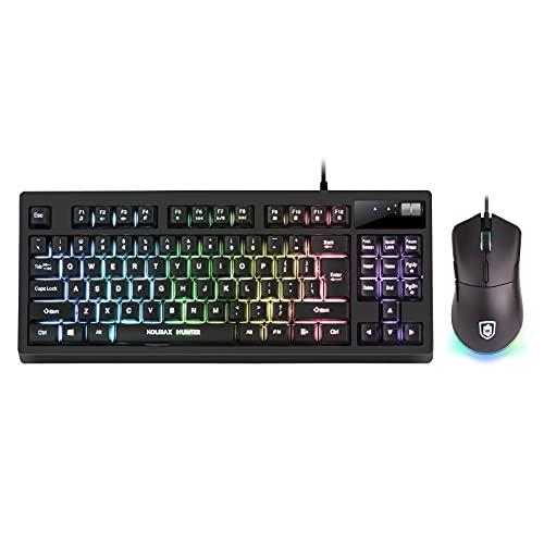 【並行輸入品】KOLMAX HUNTER RGB ゲーミングキーボード&amp;マウスセット　KO4-Bla...