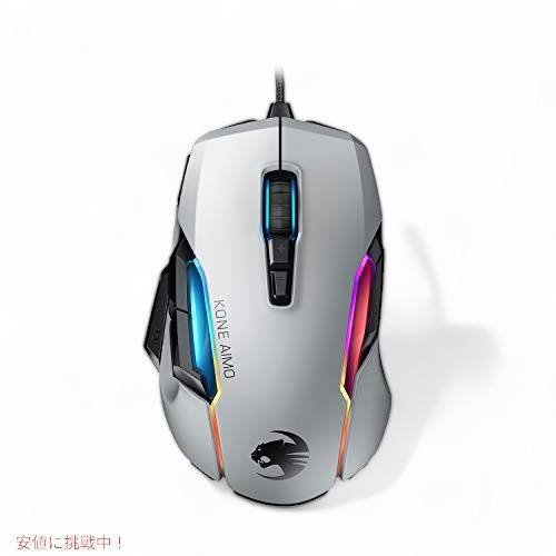 ROCCAT Kone AIMO Remastered PCゲーミングマウス、人間工学に基づいたパフ...