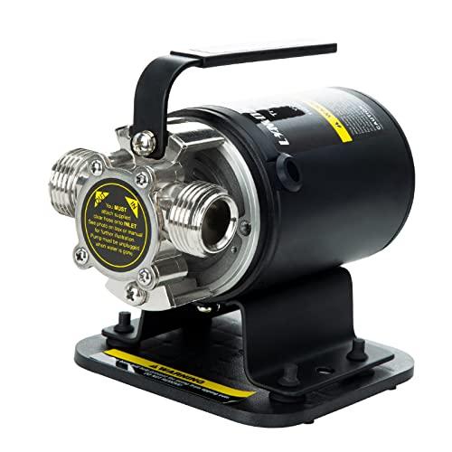 【並行輸入品】Limodot送水ポンプ、115Vポータブル自吸式電動ユーティリティポンプ