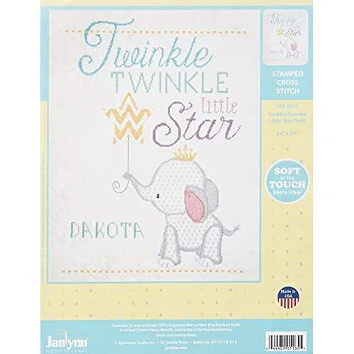【並行輸入品】Janlynnクロスステッチキットトゥインクルキルト