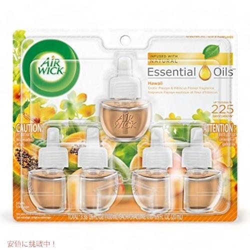 【並行輸入品】エアウィック プラグインセントオイル 5リフィル ハワイ（5x0.67oz） エッセン...