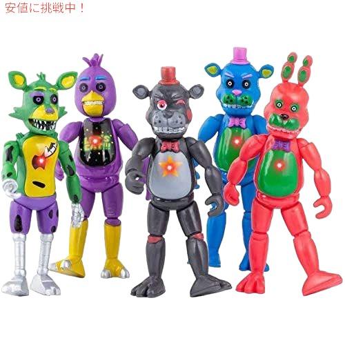 【並行輸入品】ファイブナイトフレディからインスピレーションを受けた|5個セットFNAFアクションフィ...
