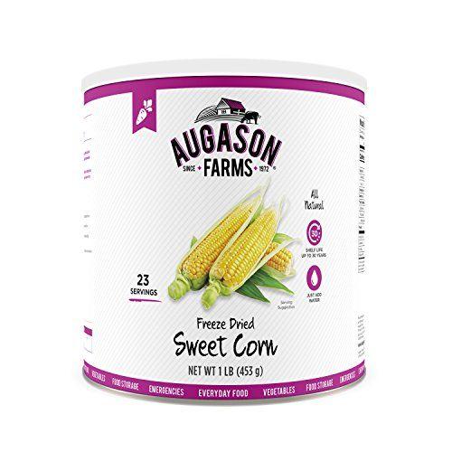 【並行輸入品】Augason Farms Freeze Dried Sweet Corn 1 lb ...