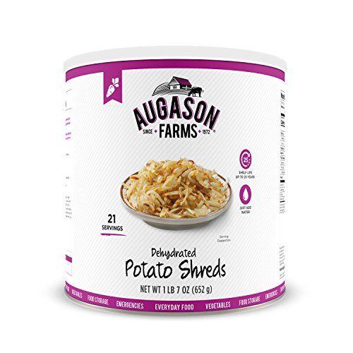 Augason Farms  ドライポテトシュレッド1lb7 oz No. 10 Can