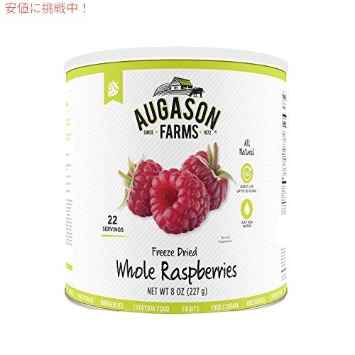 【並行輸入品】Augason Farms フリーズドライ ホール ラズベリー #10 缶、8 オンス