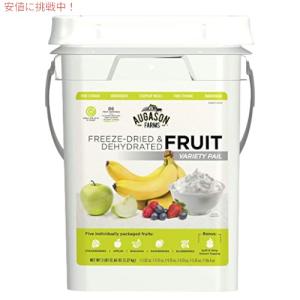 【並行輸入品】Augason Farms 脱水およびフリーズドライ フルーツ バラエティ ペール、25 年の貯蔵寿命、緊急食料供給、キャンプ フード