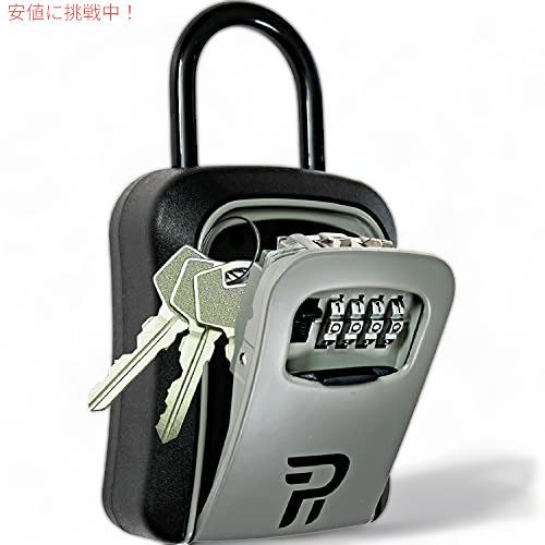【並行輸入品】屋外用キーロックボックス - 家の鍵用のRudy Runポータブルコンビネーションロッ...