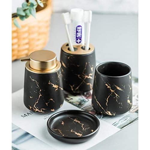 【並行輸入品】YYW 3 ピース ペイント セラミック クリエイティブ バスルーム アクセサリー セ...