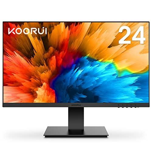 【並行輸入品】KOORUI 24インチ パソコンモニター FHD 1920×1080p オフィスPC...