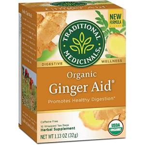 Traditional Medicinals Ginger Aid Tea|トラディショナルメディシナル オーガニック ジンジャーエイドティー ティーバッグ 16包 32g｜drplus