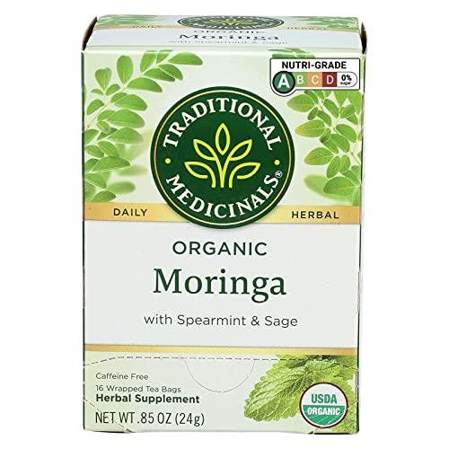 【並行輸入品】Traditional Medicinals Organic Tea Moringa ...
