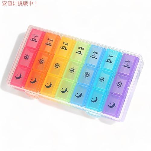 【並行輸入品】SE7EN-DAY　ウィークリーピルオーガナイザー 1日3回 7日分のピルボックス